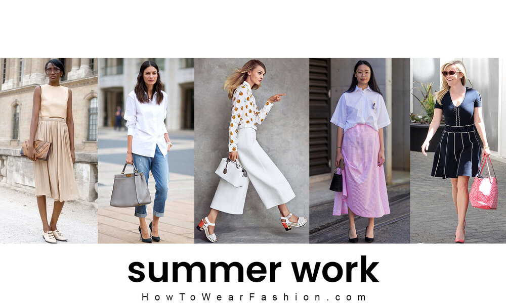 What to Wear to Work in Summer | HOWTOWEAR Fashion