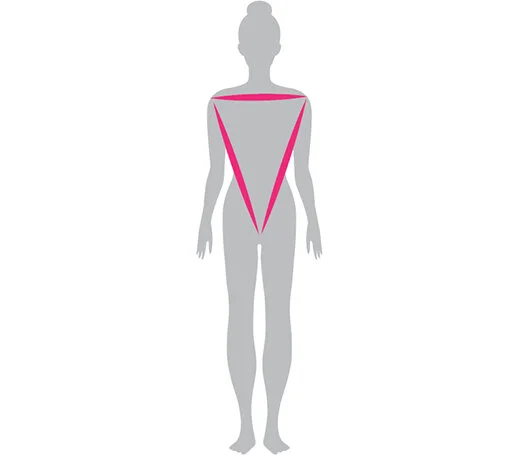 What to wear for an inverted triangle body shape | HOWTOWEAR Fashion