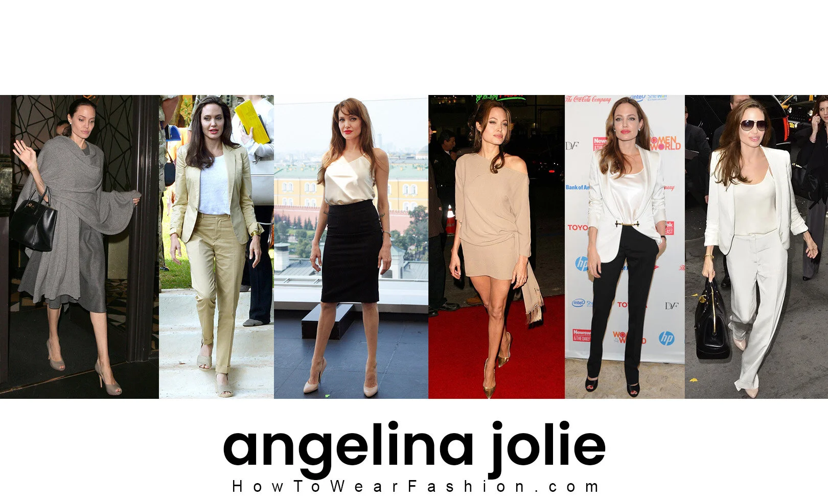 Angelina Jolie simple allure HOWTOWEAR Fashion