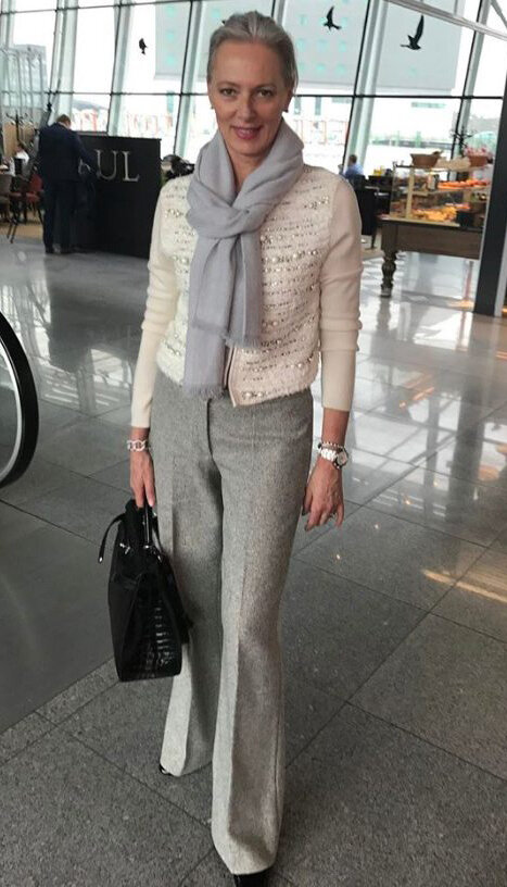 grayl-wideleg-pants-white-cardigan-grayl-scarf-watch-fall-winter-grayhair-work.jpg