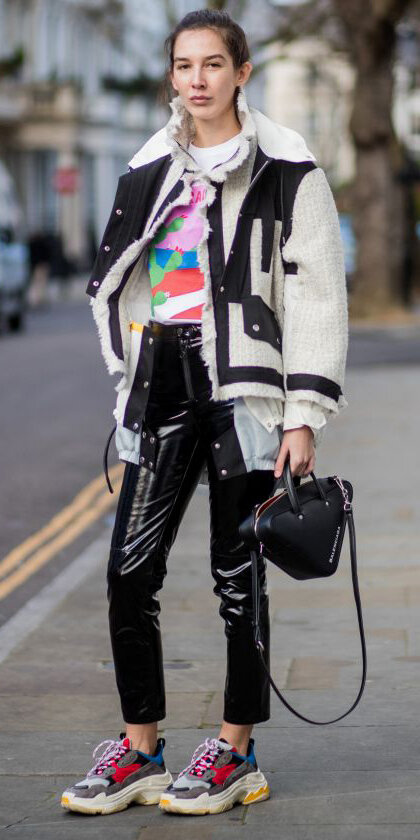 black-skinny-jeans-patent-leather-white-graphic-tee-white-jacket-bomber-hairr-black-bag-gray-shoe-sneakers-dad-chunky-fall-winter-weekend.jpg
