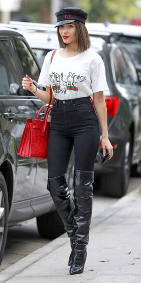 black-skinny-jeans-white-graphic-tee-red-bag-hat-hairr-lob-black-shoe-boots-otk-oliviaculpo-fall-winter-lunch.jpg