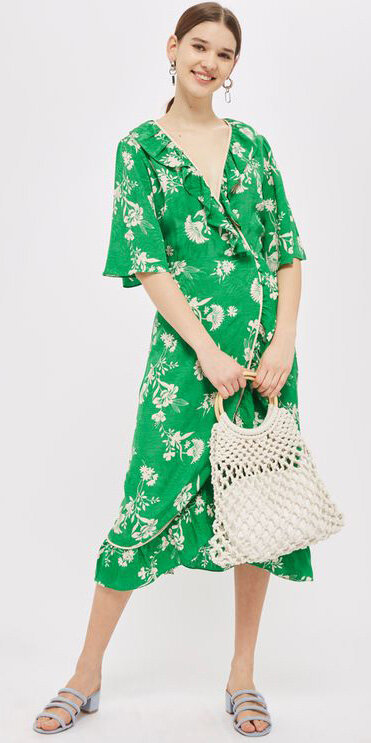 green-emerald-dress-wrap-floral-print-white-bag-blue-shoe-sandals-earrings-hairr-pony-spring-summer-lunch.jpg