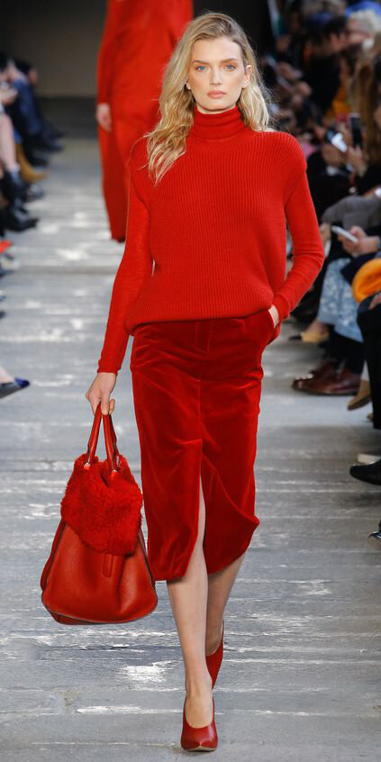 red-midi-skirt-red-sweater-turtleneck-red-bag-red-shoe-pumps-mono-fall-winter-blonde-lunch.jpg