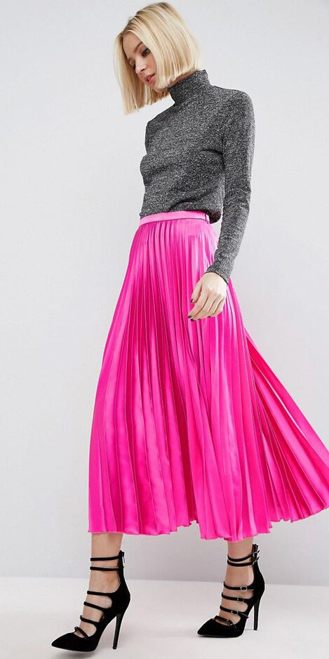 pink-magenta-midi-skirt-pleated-black-shoe-pumps-strappy-grayd-top-turtleneck-fall-winter-blonde-dinner.jpg