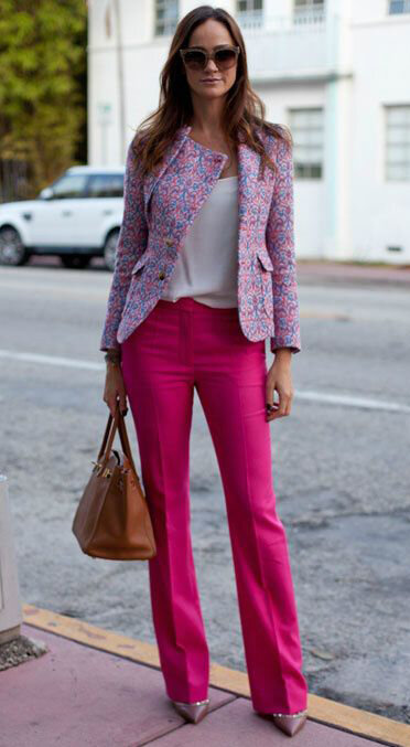 pink-magenta-wideleg-pants-white-top-cognac-bag-cognac-shoe-pumps-sun-hairr-pink-light-jacket-blazer-spring-work.jpg