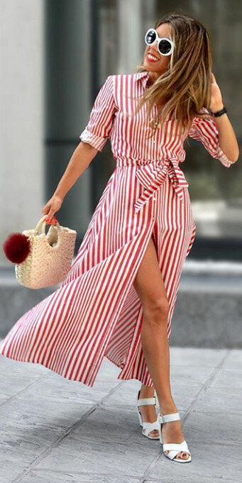 red-dress-shirt-vertical-stripe-sun-hairr-white-shoe-sandalh-white-bag-straw-spring-summer-lunch.jpg