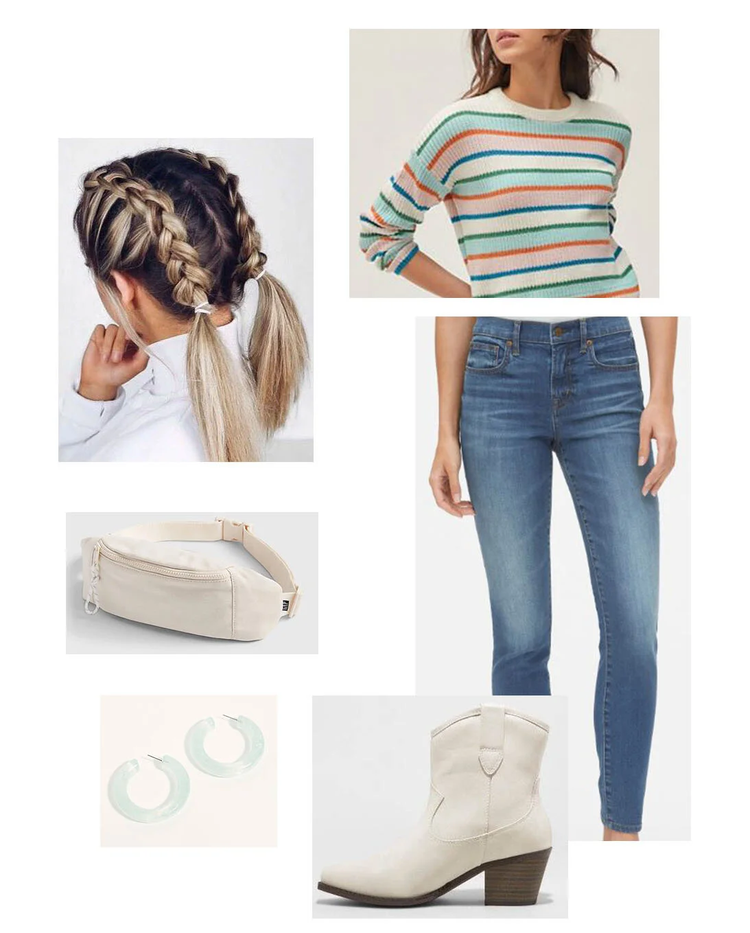 Aqua stripes