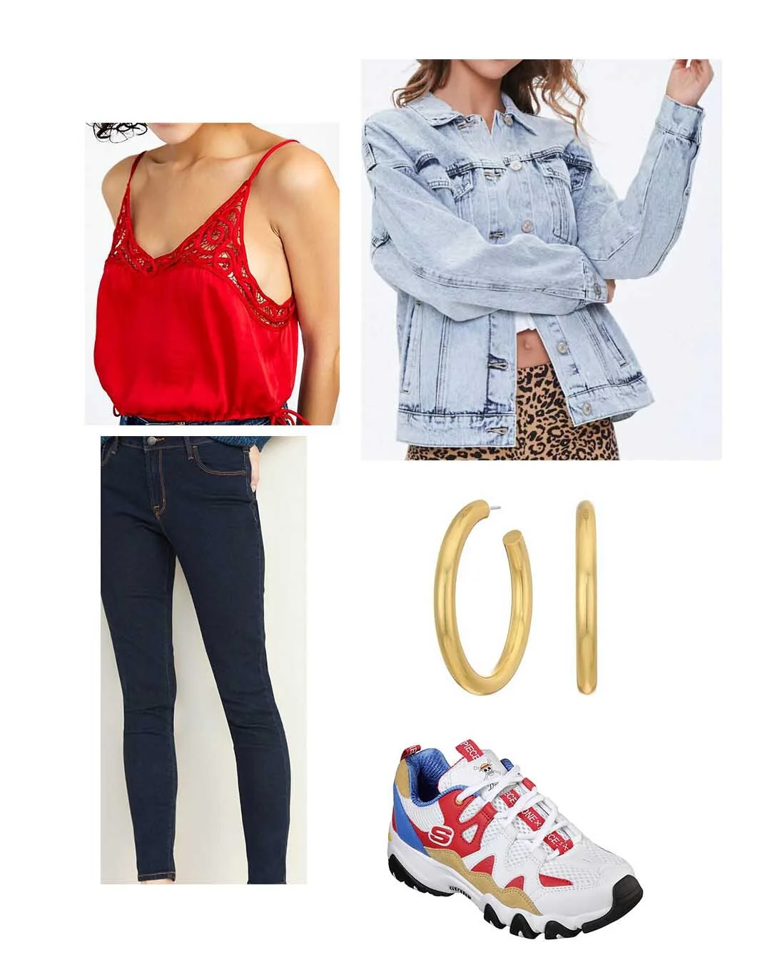 Pops of red