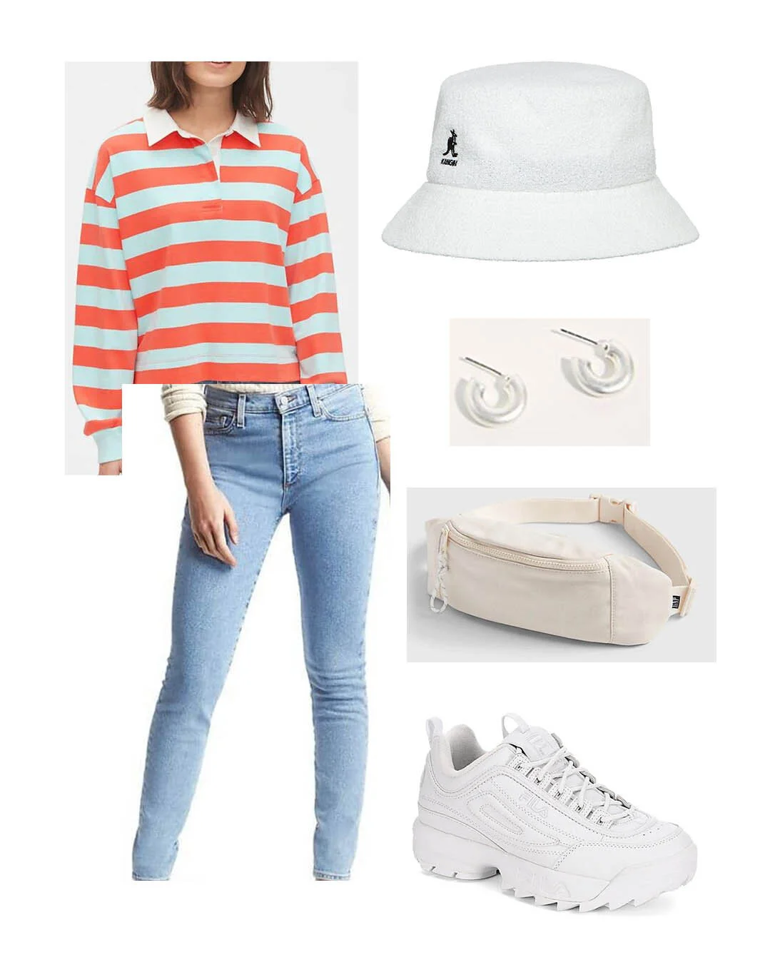 gap denim bucket hat