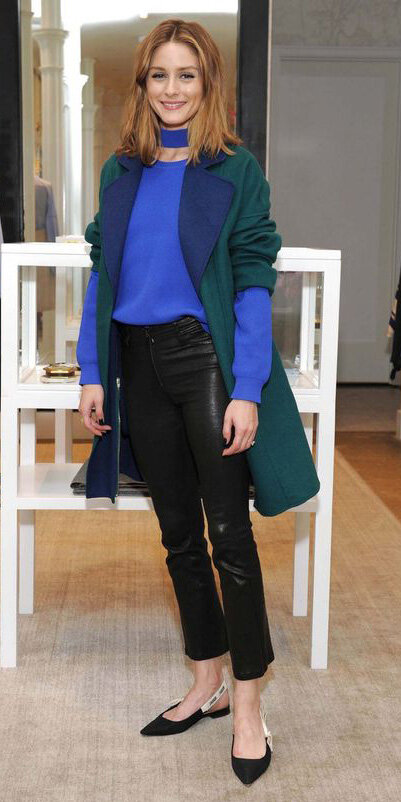 black-skinny-jeans-blue-med-sweater-cobalt-green-dark-jacket-coat-hairr-black-shoe-flats-fall-winter-oliviapalermo-lunch.jpg