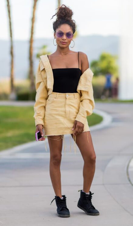 4999 Peggy Swing Skirt in Mustard | 50s Fashion & Retro Style Clothing –  Retrolicious