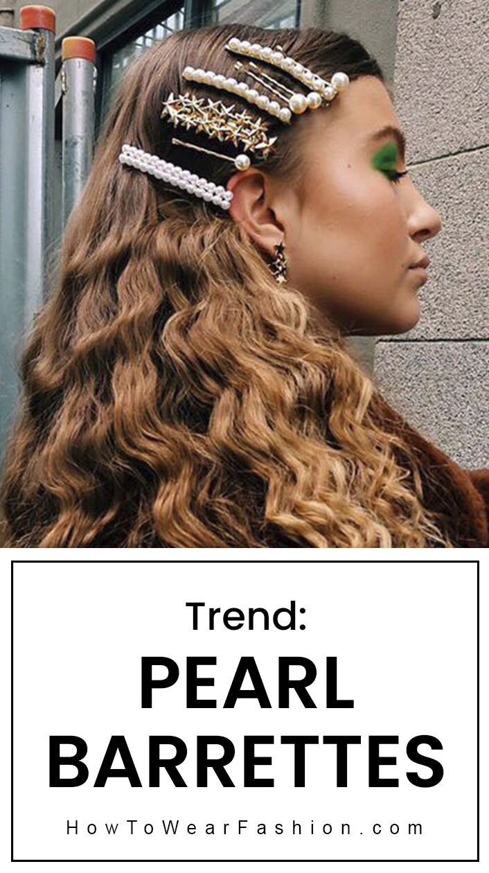 Trend: Pearl barrettes