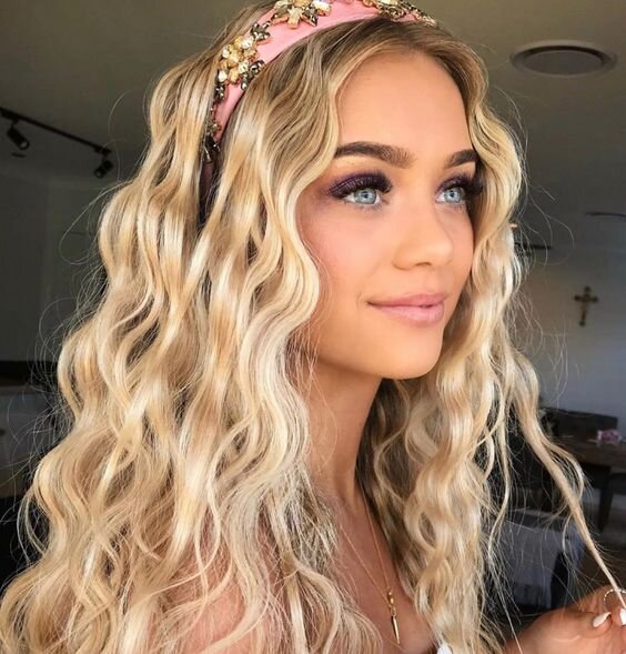 how to crimp hair crimped hairstyle trend updated modern headband blonde