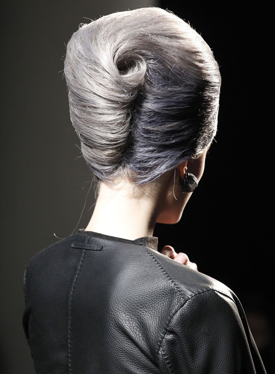 french twist hairstyle modern new trend ways to style updo elegant work appropriate street style grayhair