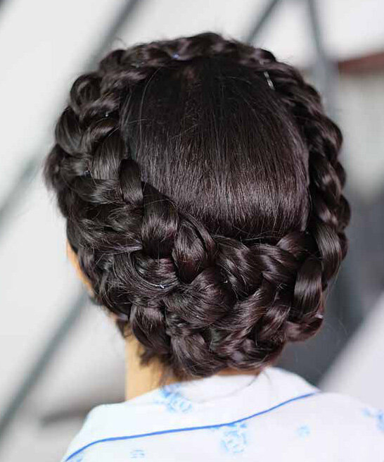 Milk maid braids  Protective hairstyles for natural hair Hair makeup  Protective hairstyles