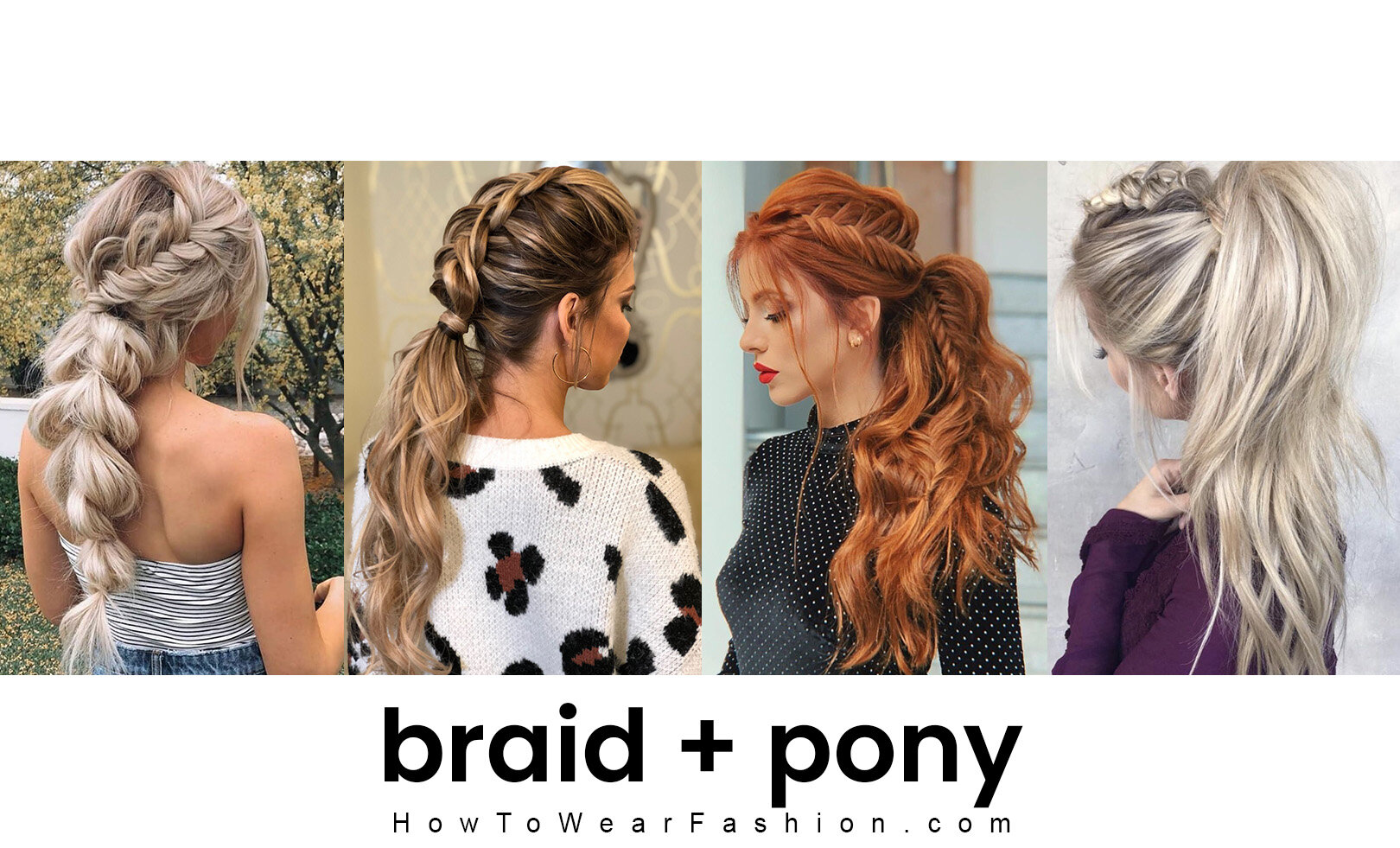 Summer Hairstyle Idea: The Double Ponytail Braid | Glamour