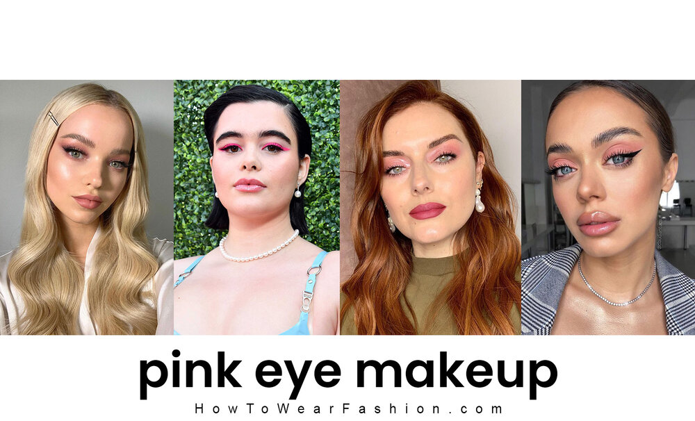 Pink eye makeup | HOWTOWEAR Fashion