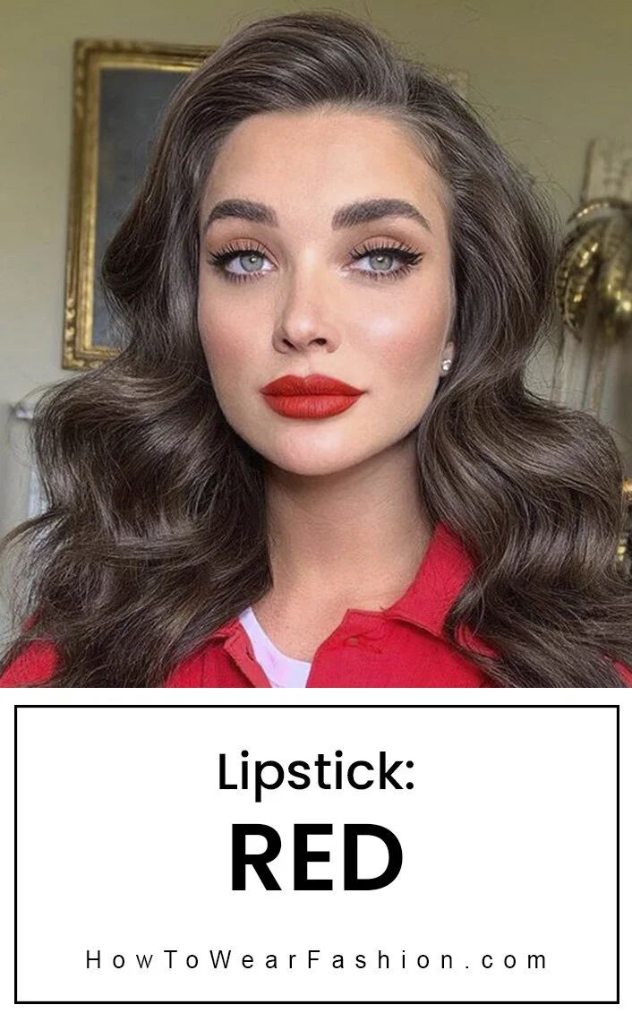 Red lipstick