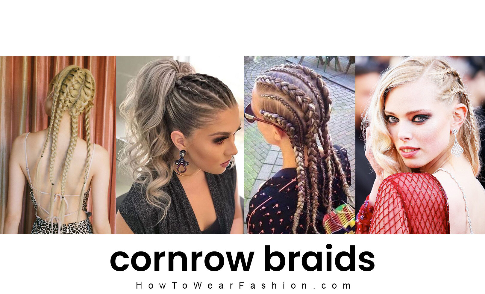 Cornrow Braids Updo Styles | POPSUGAR Beauty