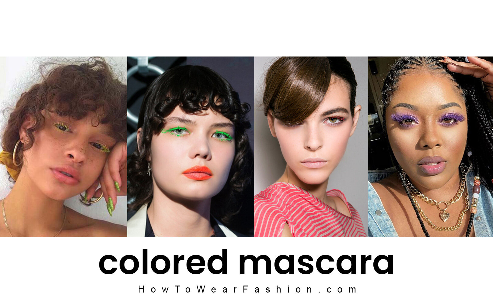 Colored mascara  HOWTOWEAR Fashion