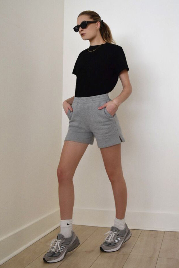 How to wear sweat shorts