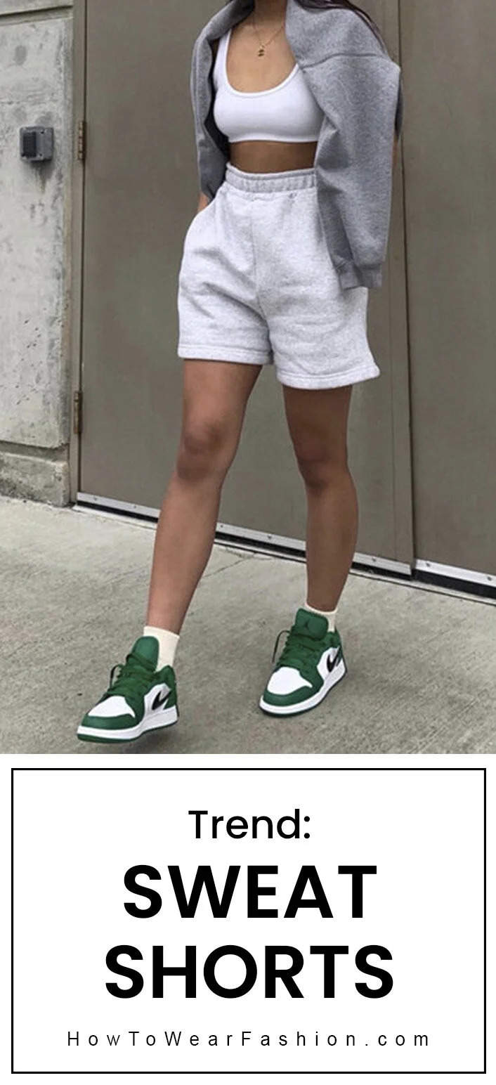 nike sweat short outfit