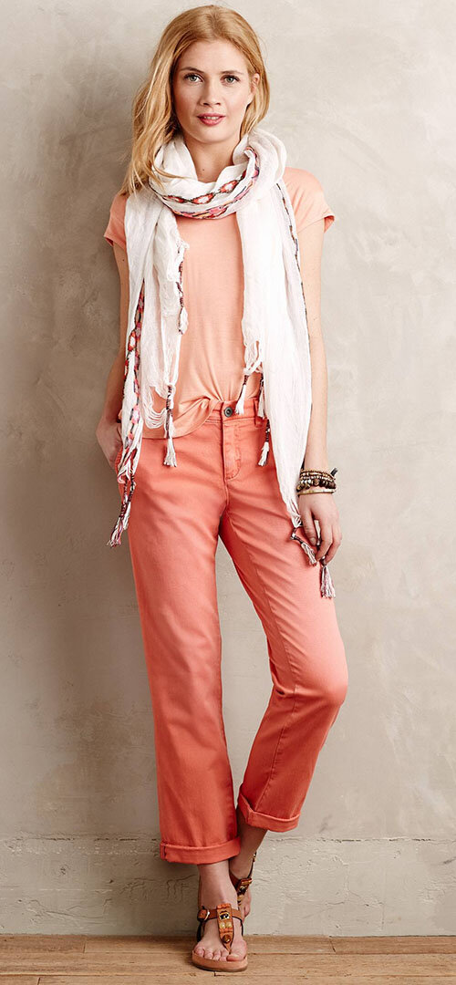 orange-chino-pants-o-peach-tee-white-scarf-cognac-shoe-sandals-spring-summer-style-fashion-wear-anthropologie-blonde-weekend.jpeg