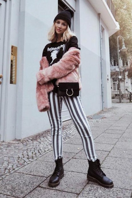 Pastel pink fur coats | HOWTOWEAR Fashion