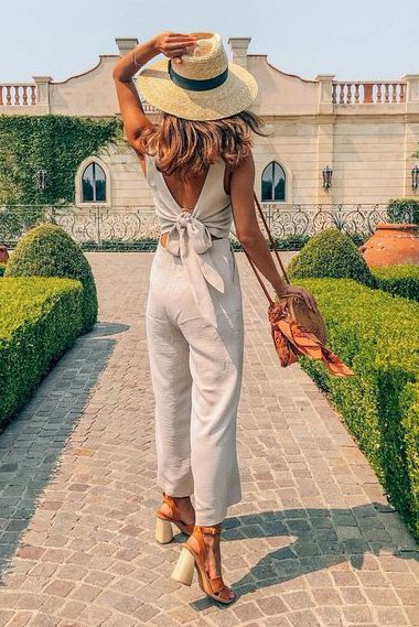 White jumpsuit for bachelorette or bridal shower outfit | Rehearsal dinner  outfits, Bridal shower outfit, Bachelorette outfits