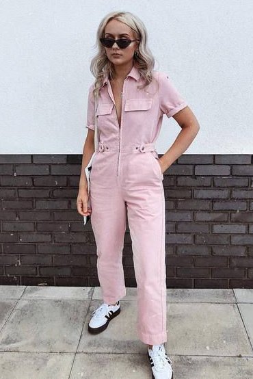 beoefenaar Afkeer Aas Pastel pink jumpsuits | HOWTOWEAR Fashion