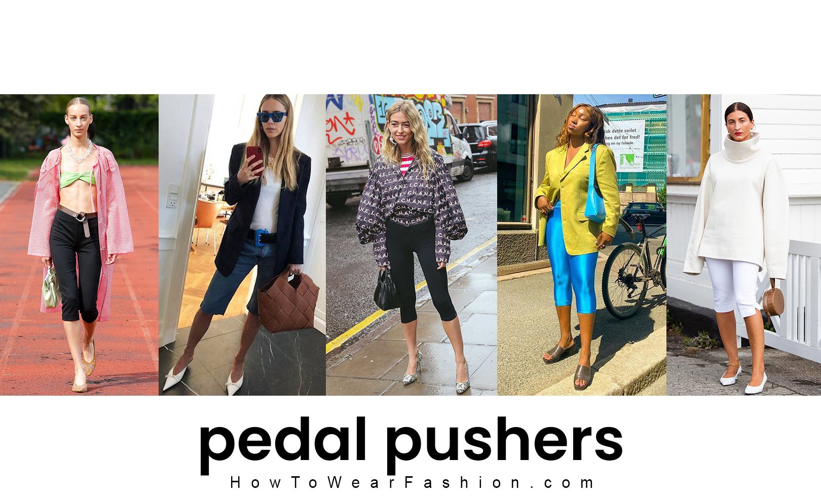Pedal pushers  HOWTOWEAR Fashion