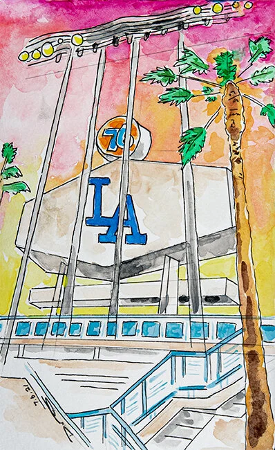 Sketchbook Series - Dodger Stadium