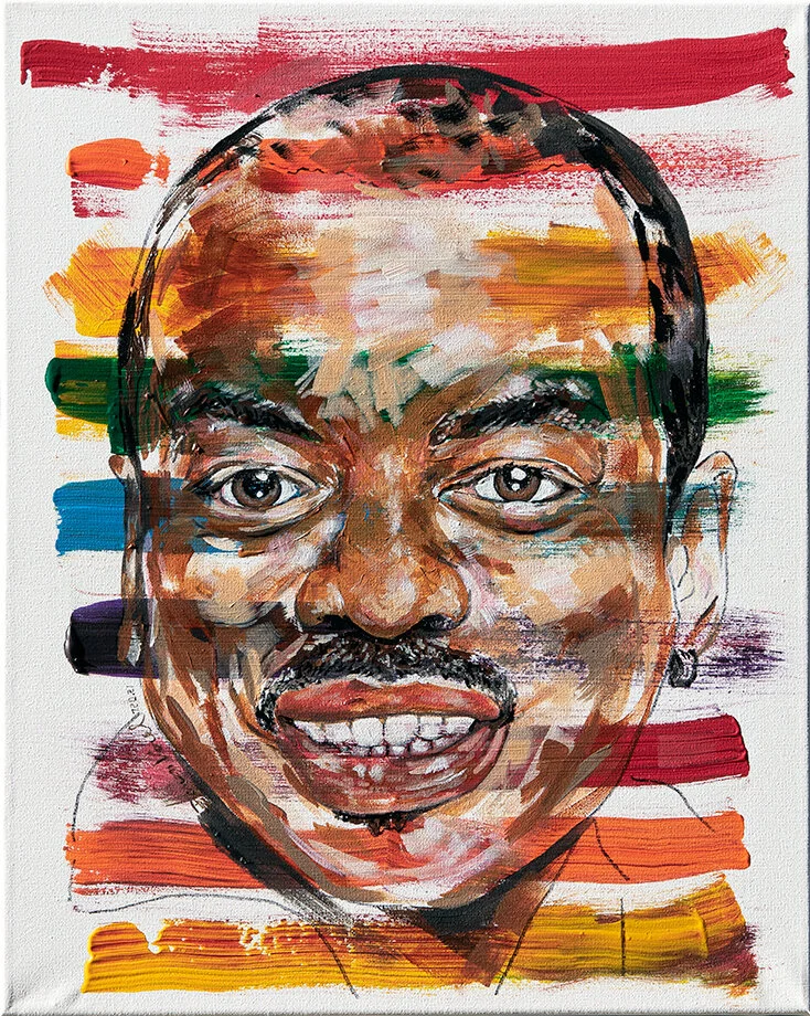 LeVar Burton (Reading Rainbow)  - 16x20 Acrylic Painting