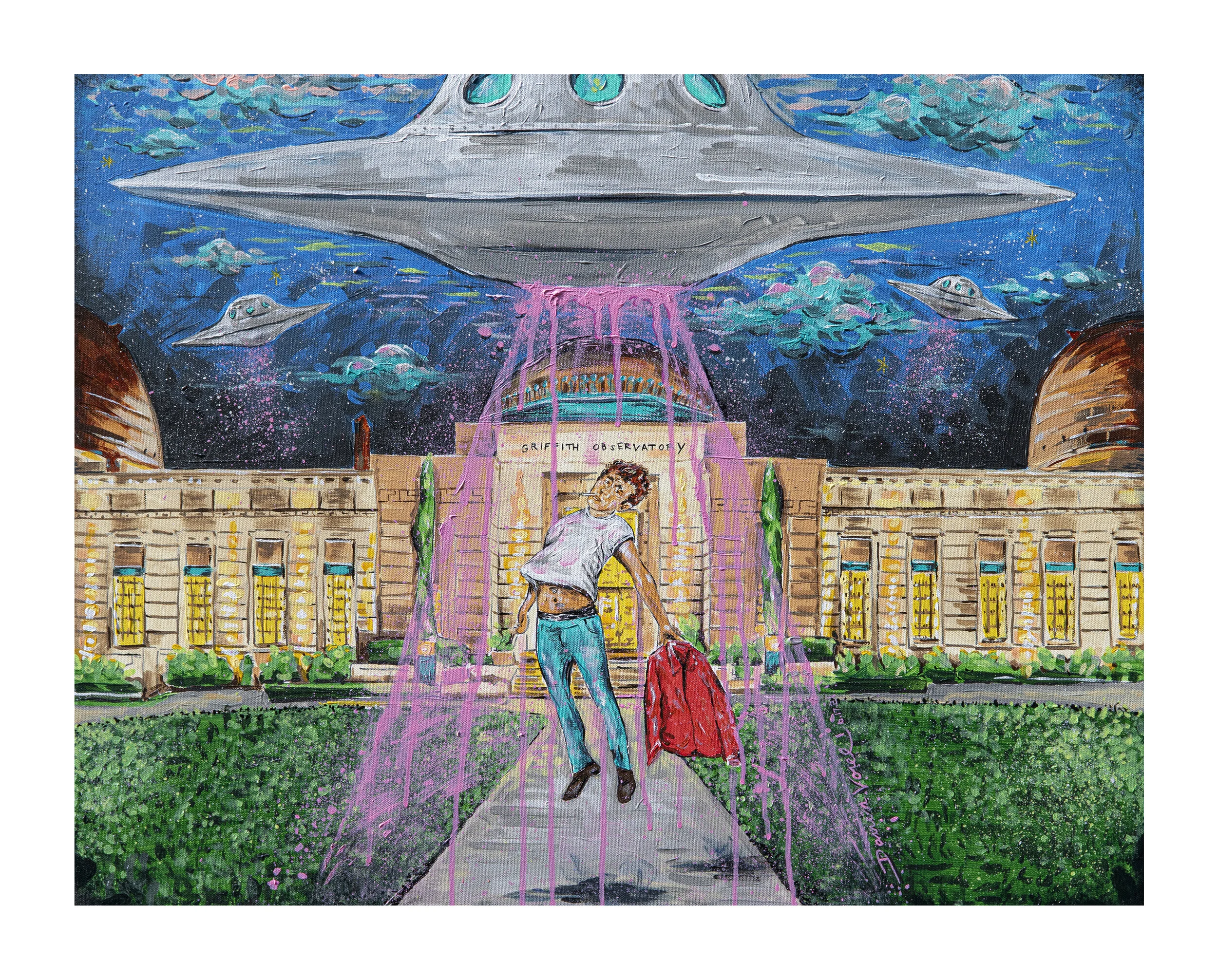 2nd Edition Paintings - 8x10 Archival Giclee Print - James Dean Abduction