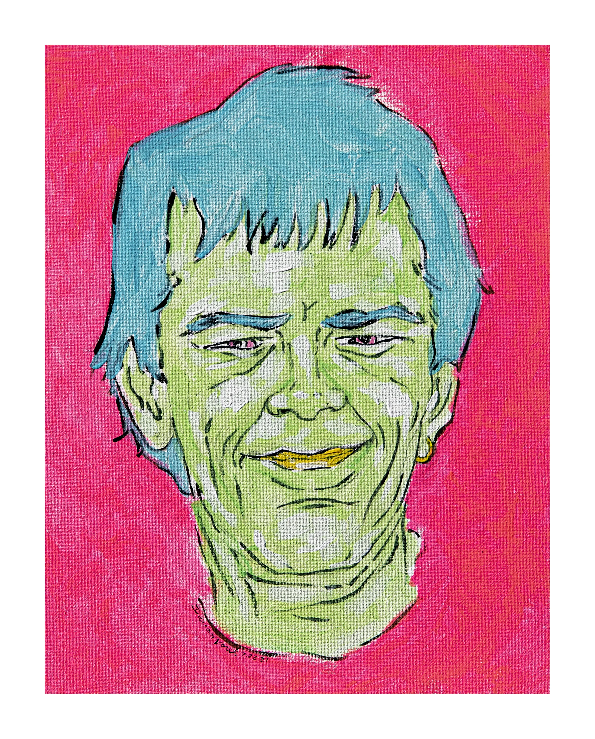 2nd Edition Paintings - 8x10 Archival Giclee Print - Dee Dee Ramone