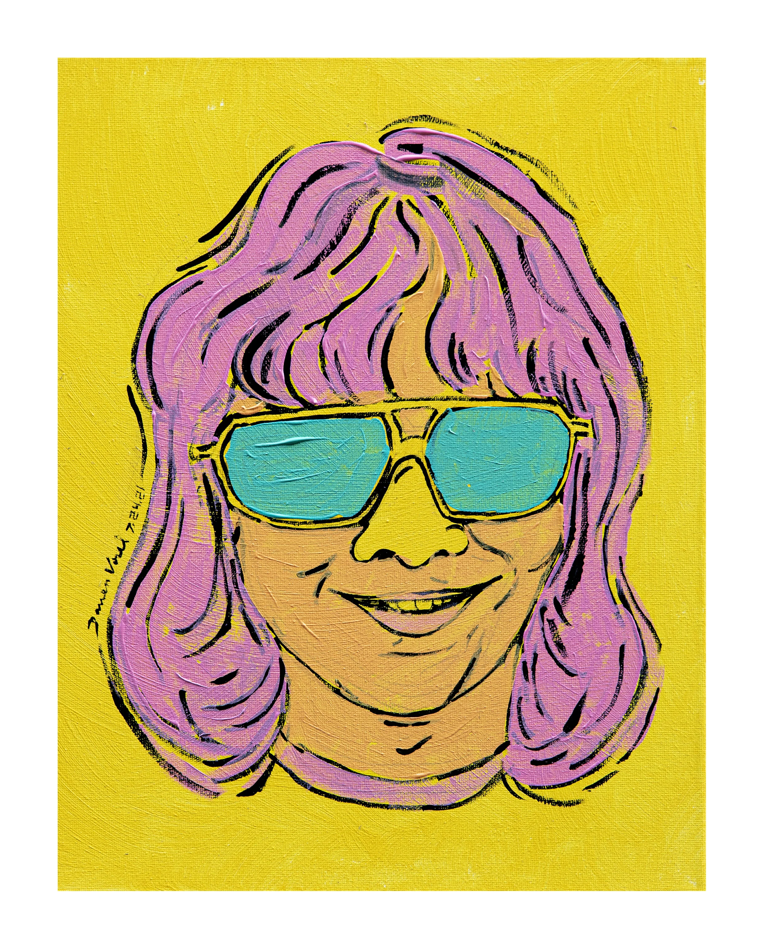 2nd Edition Paintings - 8x10 Archival Giclee Print - Tommy Ramone
