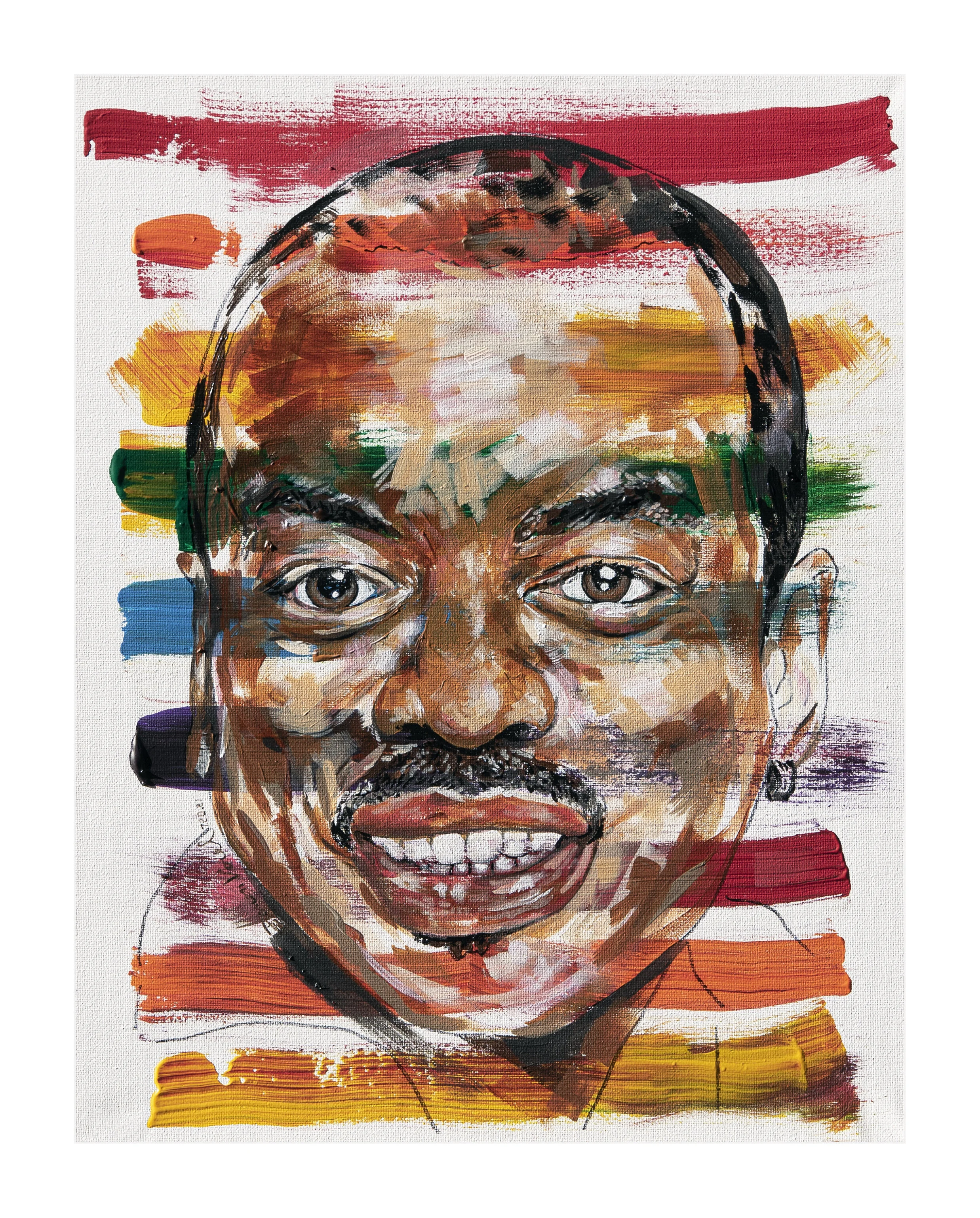 2nd Edition Paintings - 8x10 Archival Giclee Print - Levar Burton LeVar Burton (Reading Rainbow)