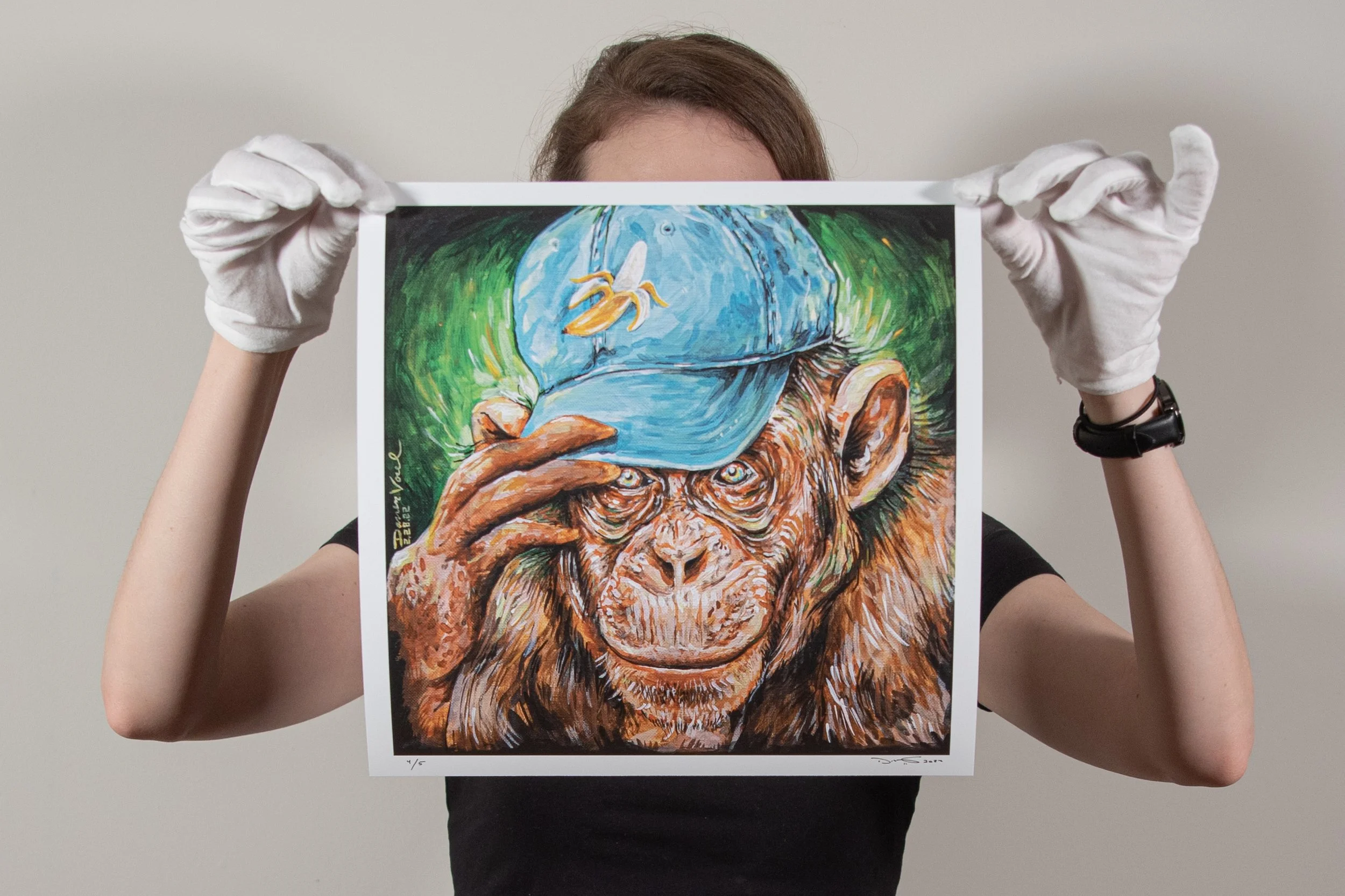 Bananas - 12x12 Poster Print