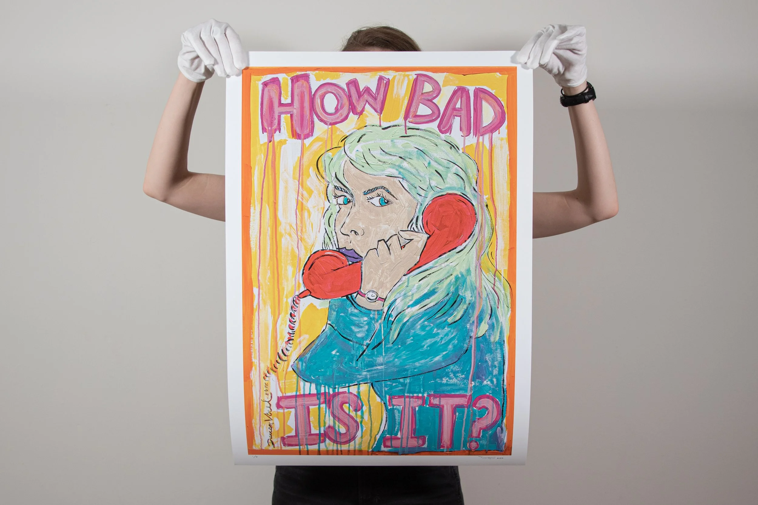 How Bad Is It - 19x27 Poster Print
