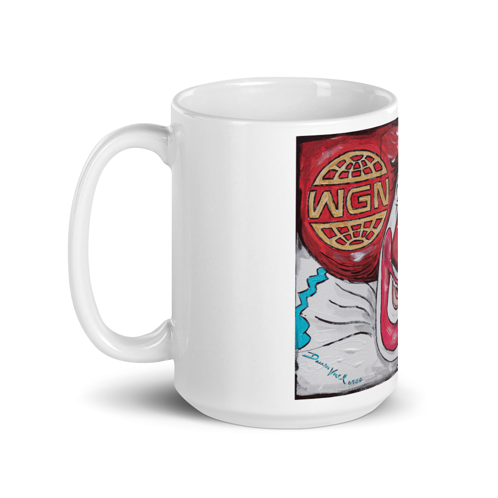 Bozo The Clown - White glossy mug — Darren Vorel