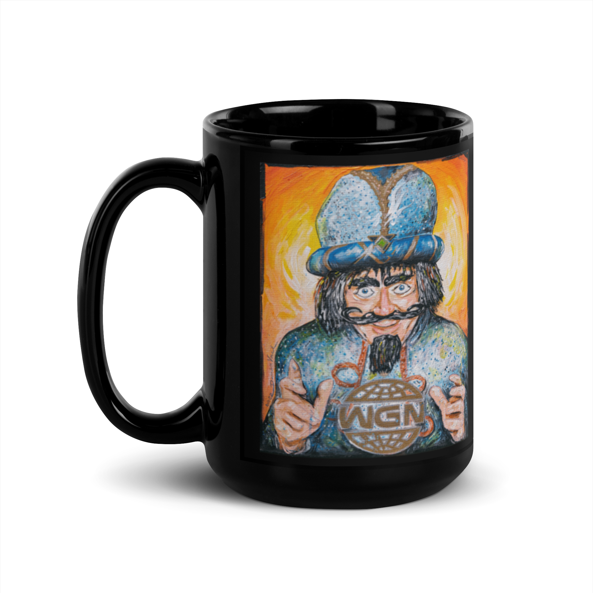 Wizzo - Black Glossy Mug