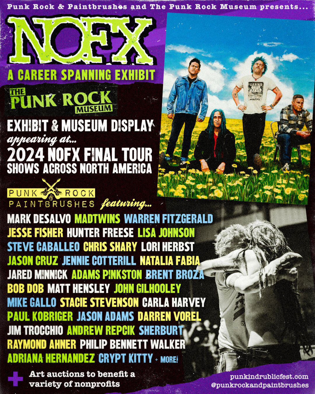 Honored to be part of the final tour for NOFX w/ @punkrockandpaintbrushes 

I'll have two pieces on display for the entire tour.

Repost from PRNPB: Here we go friends, art lovers and NOFX fans! We are kicking off our year next week in Texas celebrat