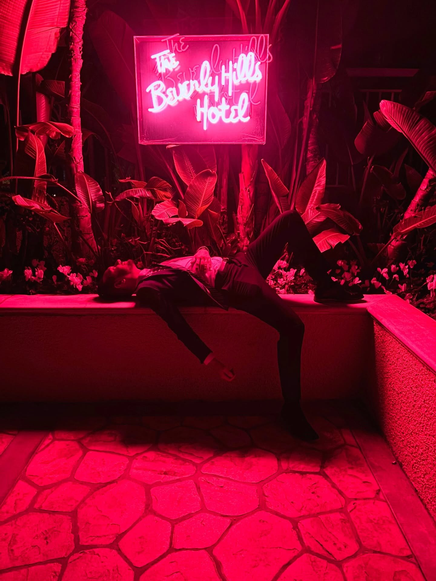 Beautiful night with a beautiful girl.