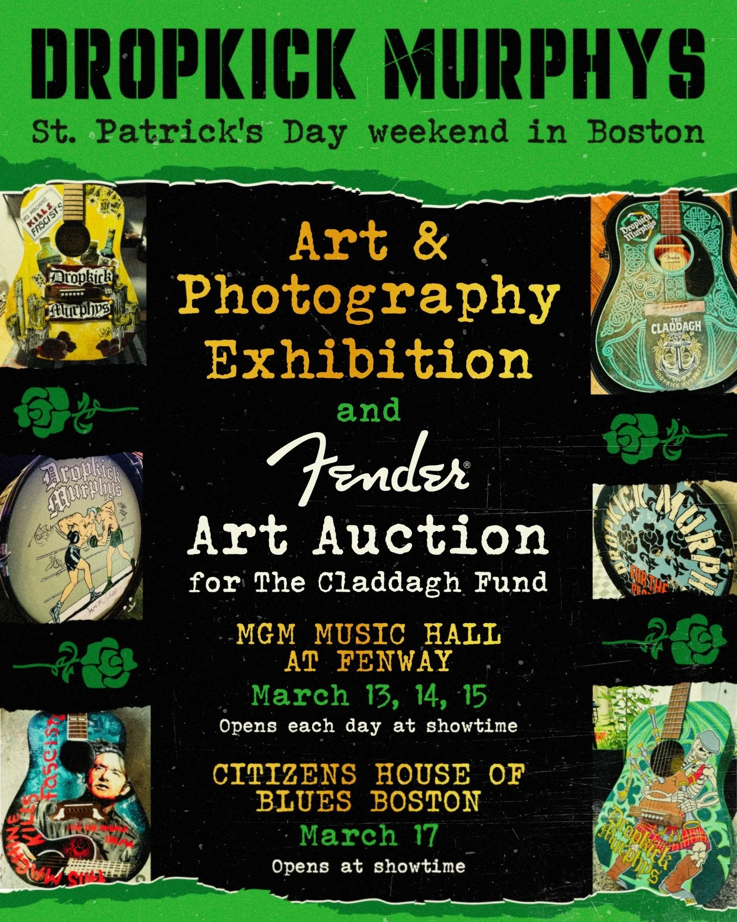 Two new pieces for @dropkickmurphys + @punkrockandpaintbrushes on display in Boston ☘️

RESPOST FROM @punkrockandpaintbrushes 

&ldquo;We are shipping up to Boston&rdquo;
Punk Rock &amp; Paintbrushes is teaming up with the incredible integrity filled