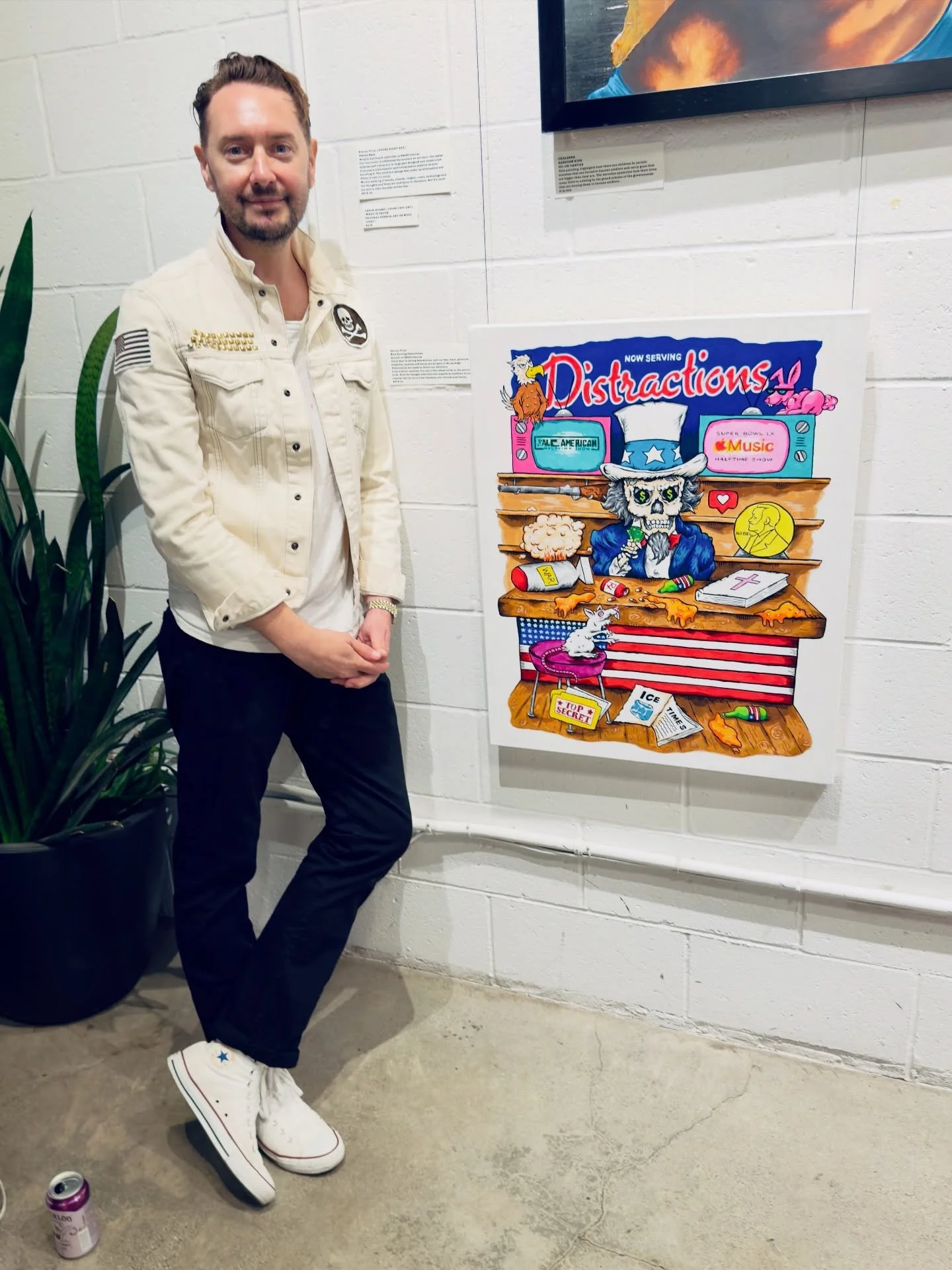 Great night with big ideas and whip smart artists for @punkrockandpaintbrushes at @eyeforsound for the &ldquo;united States of Art&rdquo; exhibition. On display through June 2026!

📷: @blackcatmurr