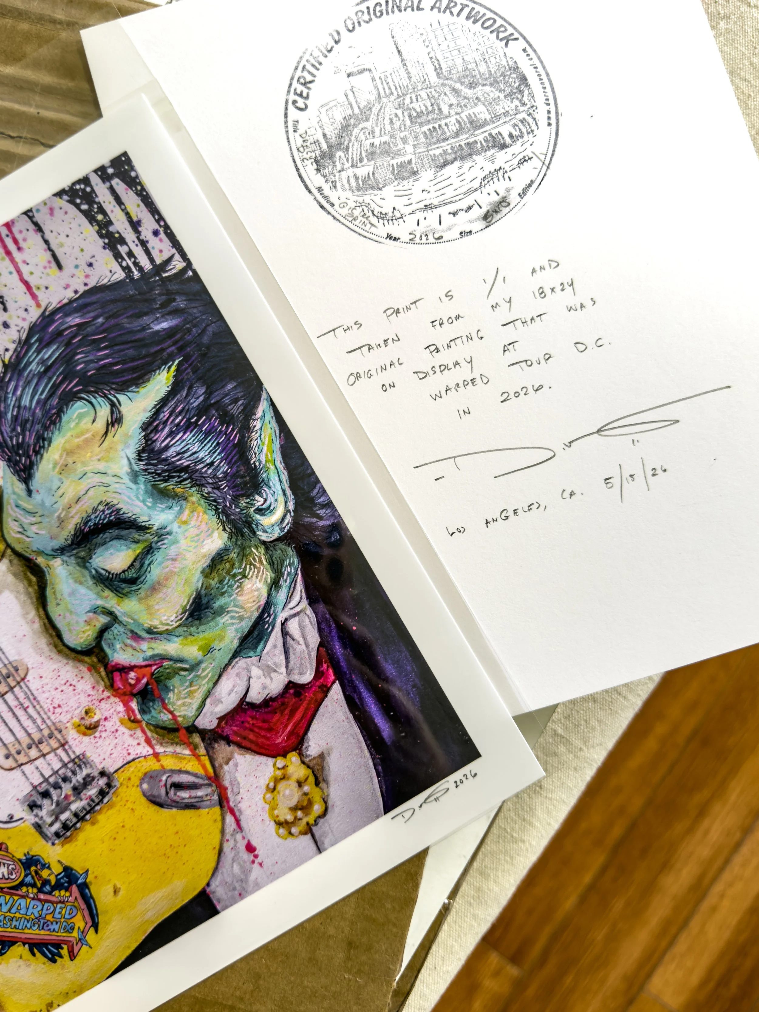 🔥 NEW 🔥 - 8x10 Archival Giclee Print - Dracula D.C.