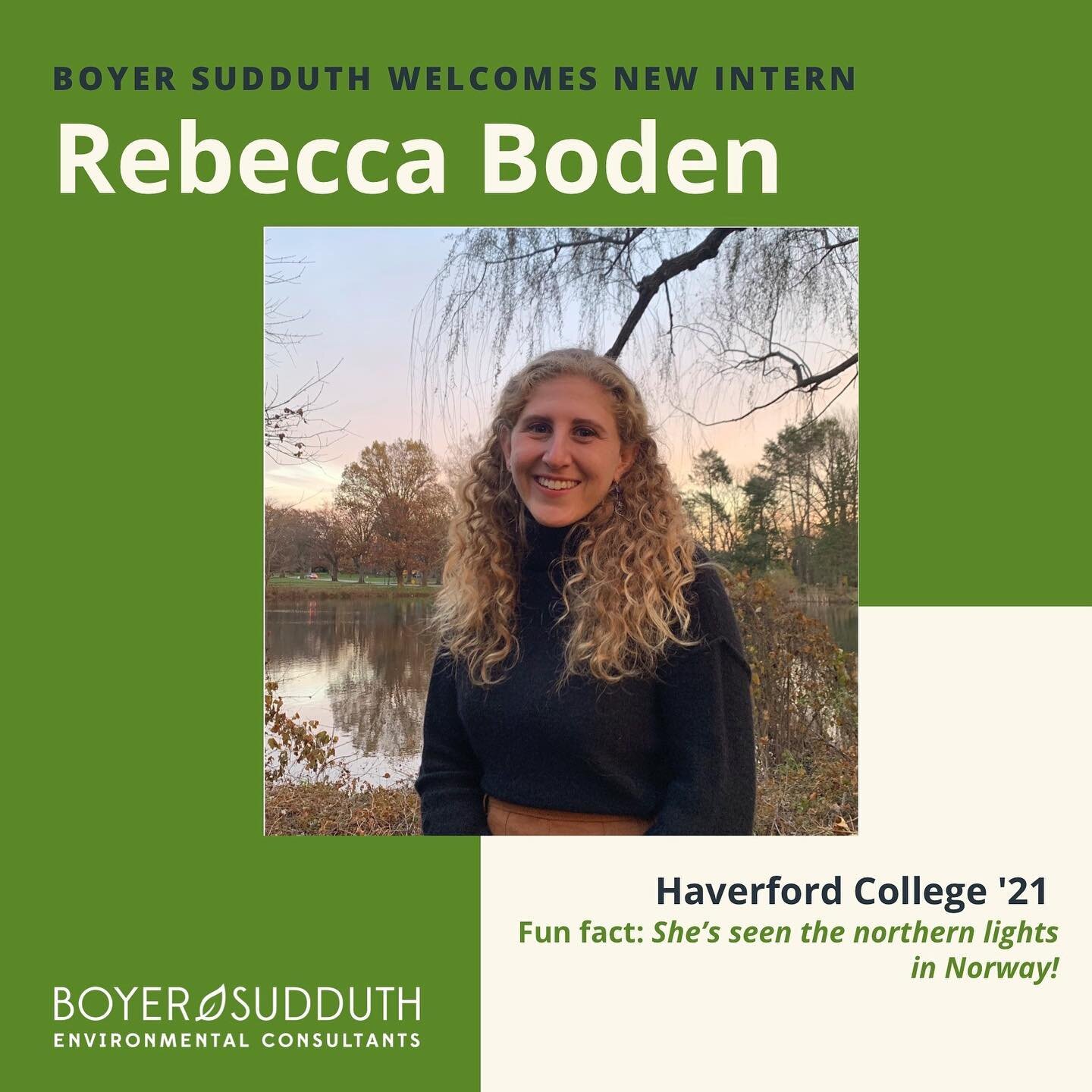 Today we welcome another new spring 2021 intern. Welcome Becca! 

Becca is a senior at Haverford College majoring in environmental studies and biology. Her passion lies in exploring the role of biodiversity within the context of conservation and envi