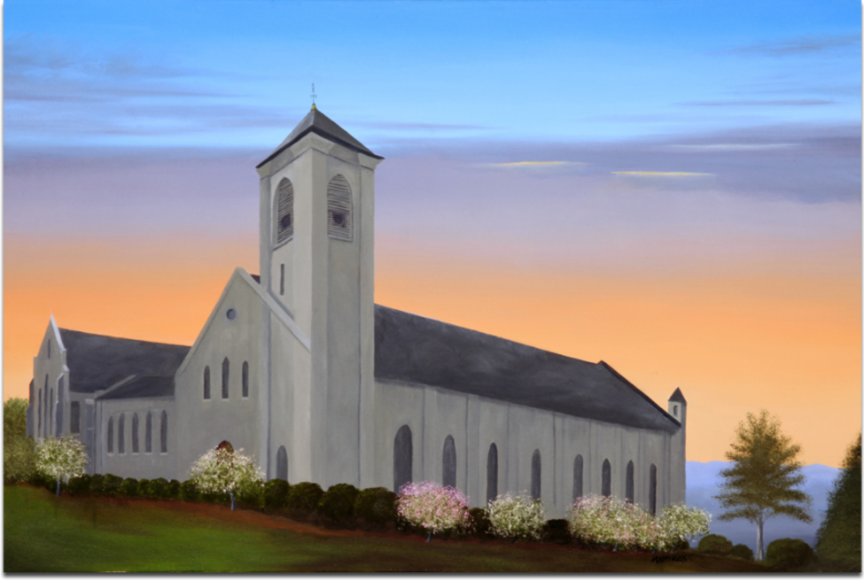 Early May Morning Waldonsian Presbyterian Church, Valdese, NC