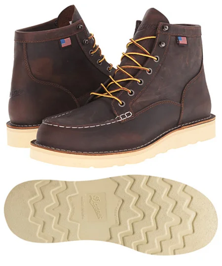 Danner Bull Run Moc Toe Work Boot - Made in USA